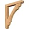 Ekena Millwork Olympic Craftsman Smooth Bracket w/ Offset Brace, Western Red Cedar, 5 1/2"W x 34"D x 38"H BKT0604X34X38OLY04SWR - alternate 1